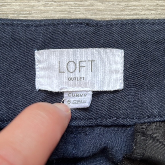 Loft Sutton Skinny Ankle Curvy Pants - Picture 2 of 7